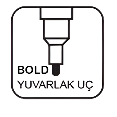 Bold Yumaloq Uç